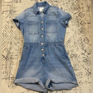 Denim shorts jumper, overalls, romper